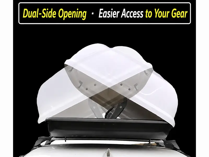 roof box dual-side opening