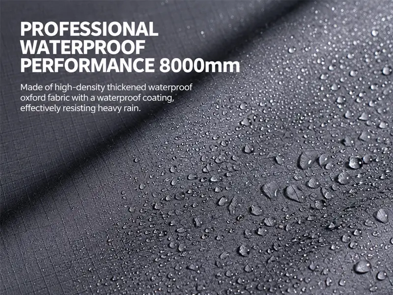 Professional waterproof fabric with 8000mm water resistance