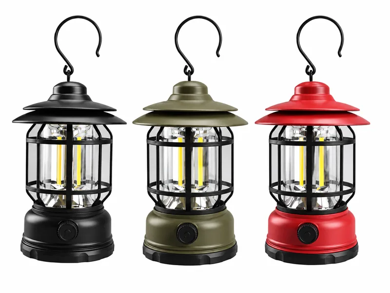 Vintage LED Camping Lantern