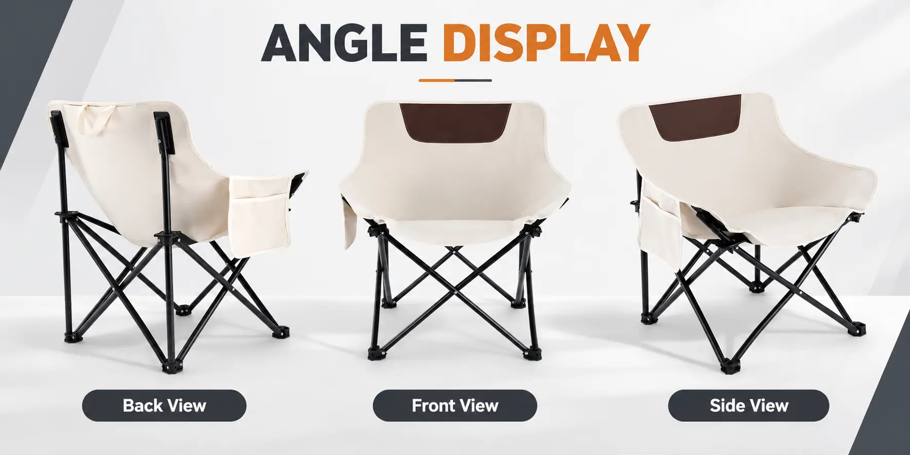 folding chair angle display