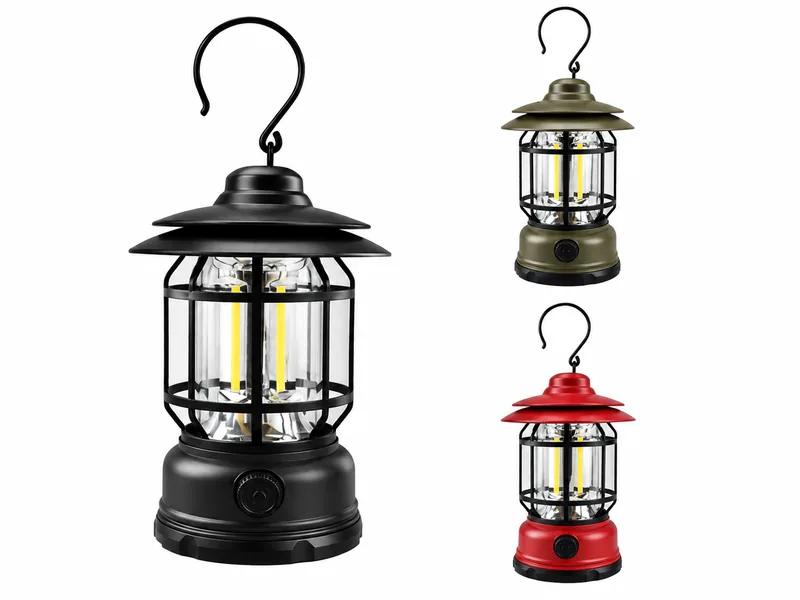 Hanging LED Camping Lantern Three Colors