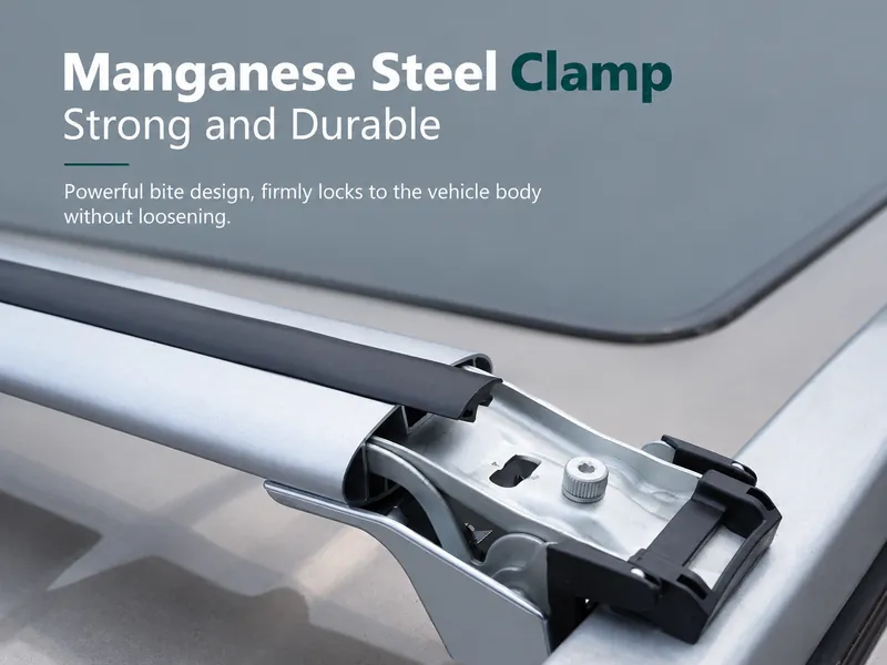 Manganese Steel Roof Rack Clamp with Strong Vehicle Grip