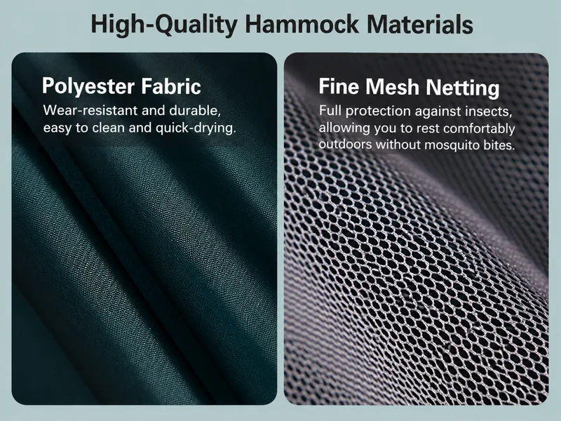 camping hammock materials