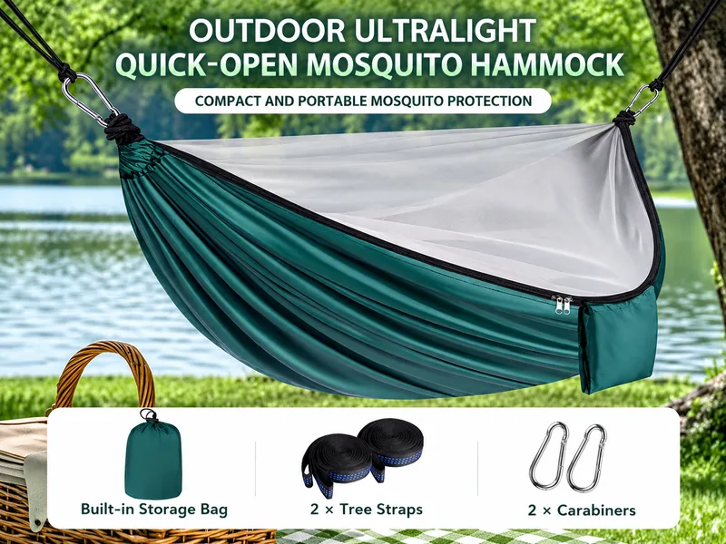 outdoor ultralight quick-open mosquito hammock outdoor ultralight quick-open mosquito hammock